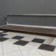 Méridienne / canapé Bauhaus chromé et noir par Hynek Gottwald