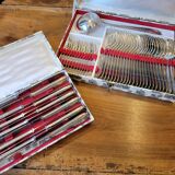 49-piece silver flatware set