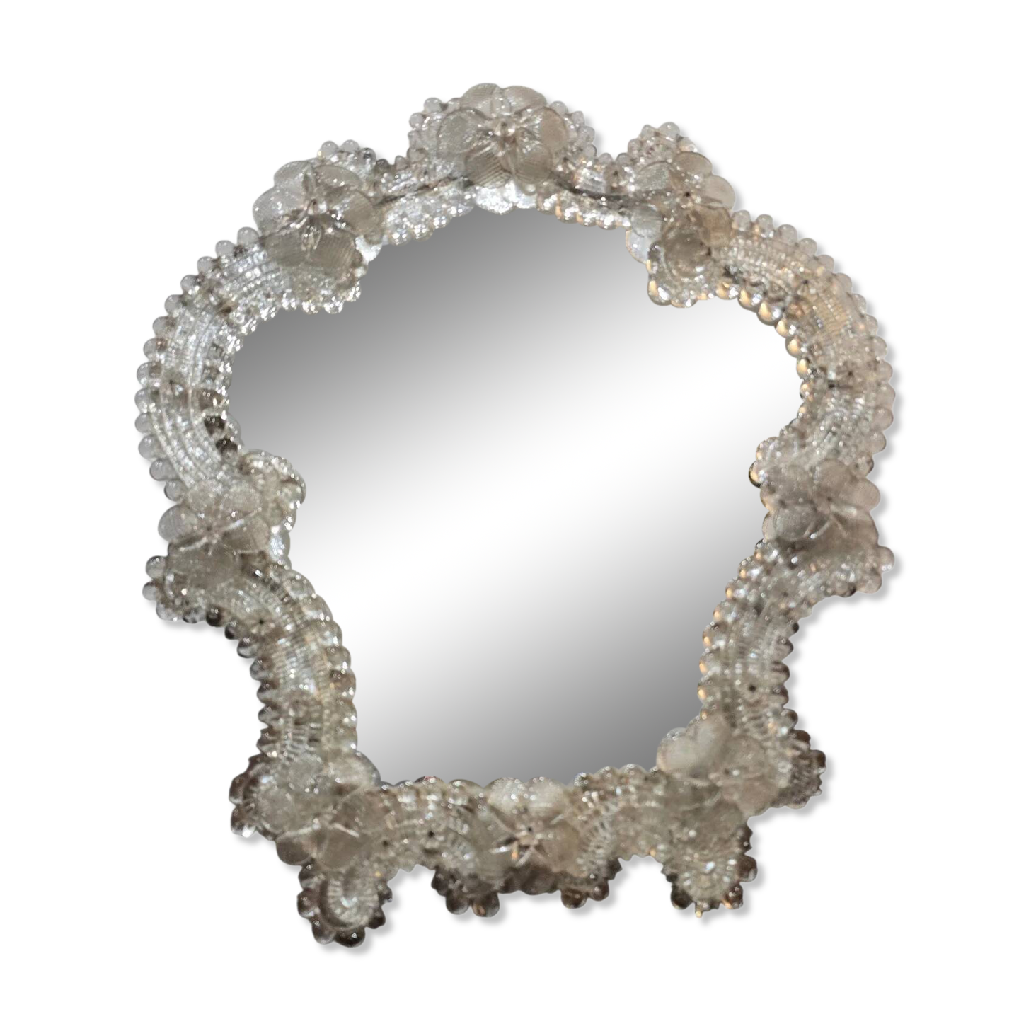 Venetian glass mirror – 35 x 30 cm