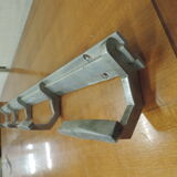 1950 aluminum five-hook coat rack