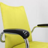 1970s German Tubular Armchair or Desk Chair, Restored