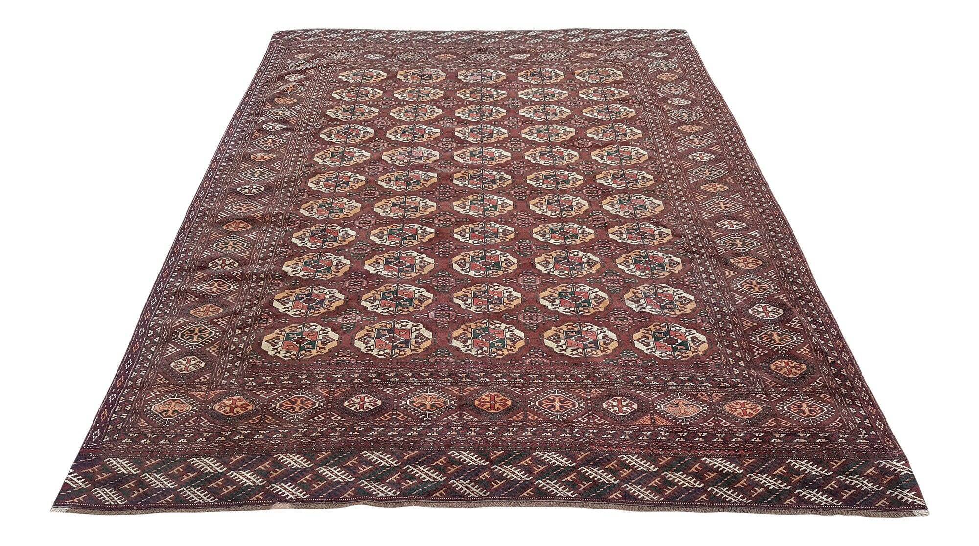 Vintage Turkish handmade rug 208x262 cm