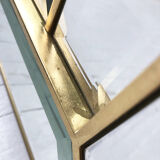 Italian design milked gold mirror