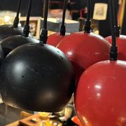 Two-tone eyeball chandelier
