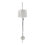 Vintage floor lamp with plastic shade, height adjustable