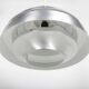 Vintage pendant light with brushed aluminum slats, 1970s