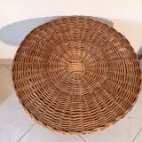 Wicker coffee table