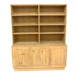 Bibliothèque en chêne, Suède, 1960