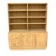 Oak chest of drawers-bookcase, Sweden, 1960