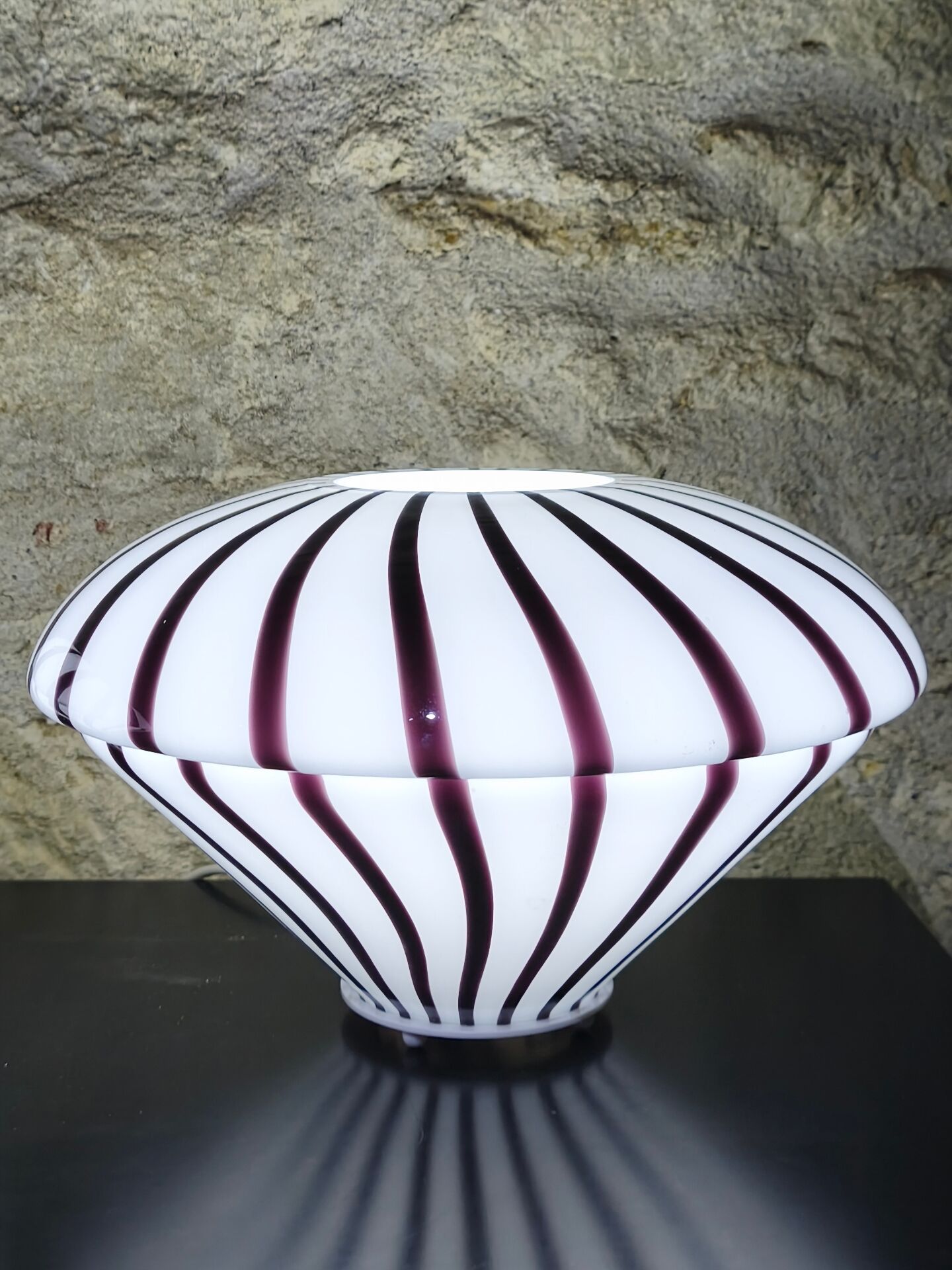 Authentic vintage blown glass lamps