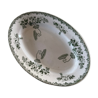 Oval flat iron earth flowers Saint Amand