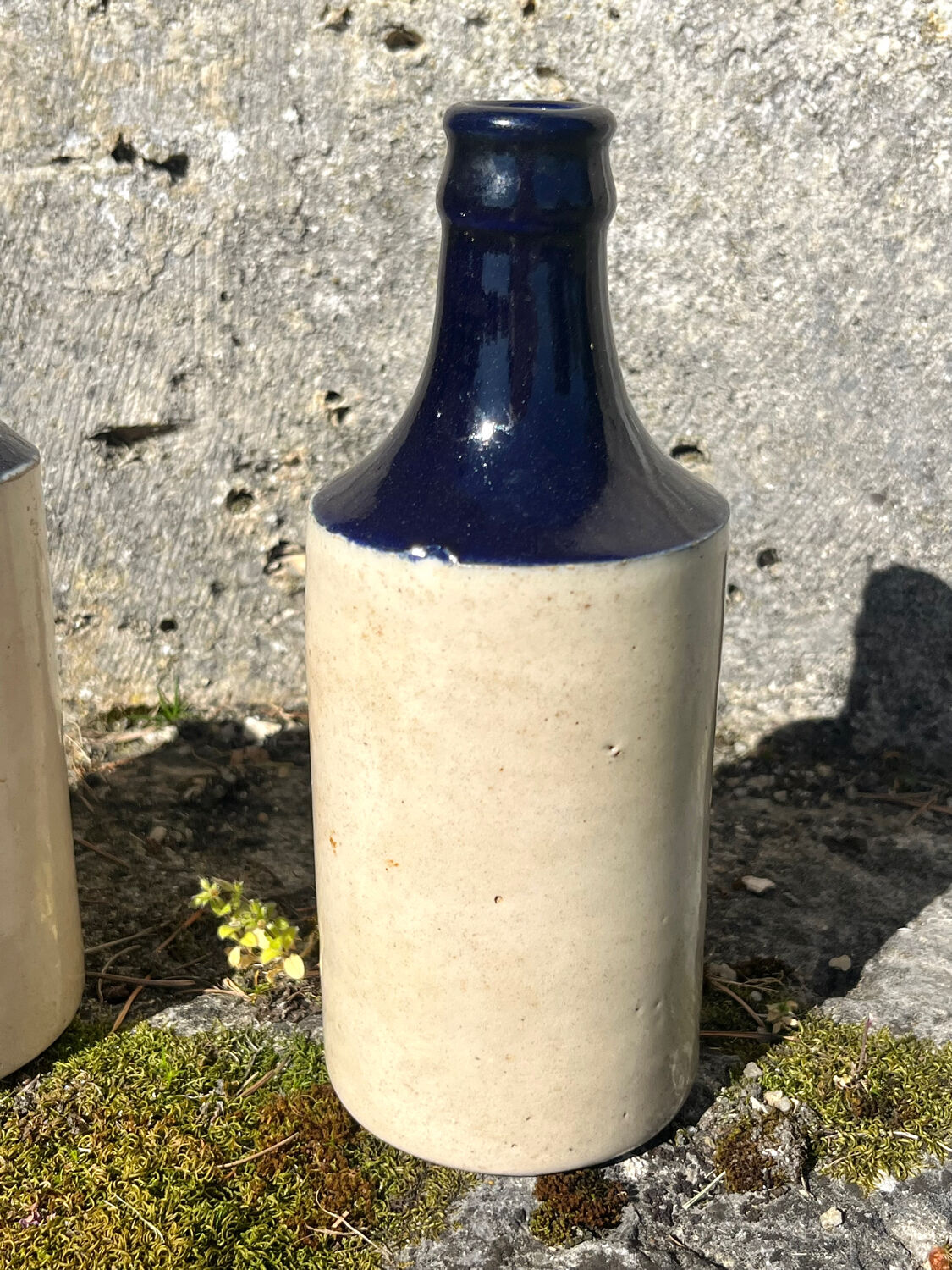 French stoneware grapefruit sparkling drink bottles