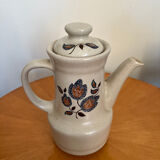 Saint Amand enameled stoneware coffee maker, Sologne decor