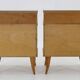 1960s Pair of Nightstands in Ash Finish , Italy