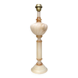 Alabaster and marble lamp base