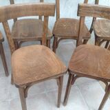 6 vintage Baumann bistro chairs