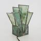 Lampe ou applique murale en vitrail et plomb. Époque Art Déco
