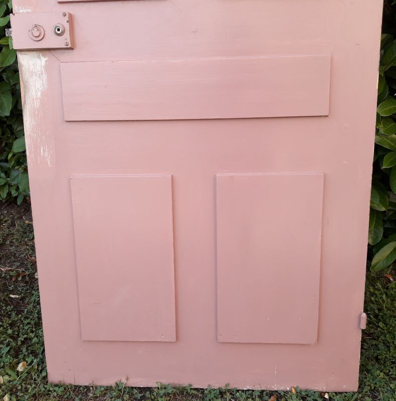 Landing door 210,3x85,6cm old molded
