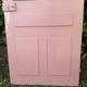 Landing door 210,3x85,6cm old molded