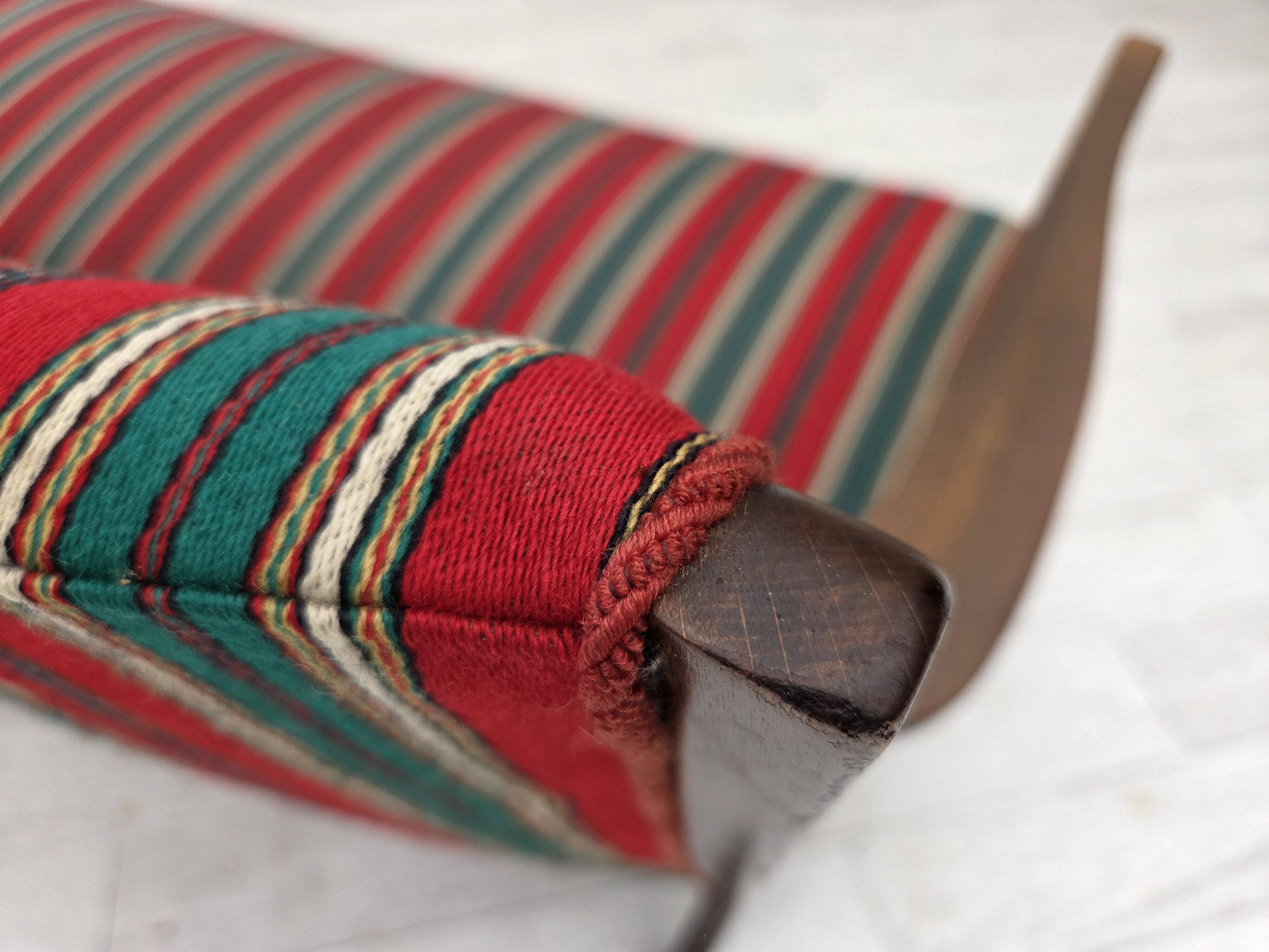 Canapé 2 places danois des années 1960 par Fritz Hansen, laine d'ameublement.