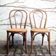 Cane and bentwood chairs