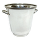 Silver-plated champagne bucket with fluting