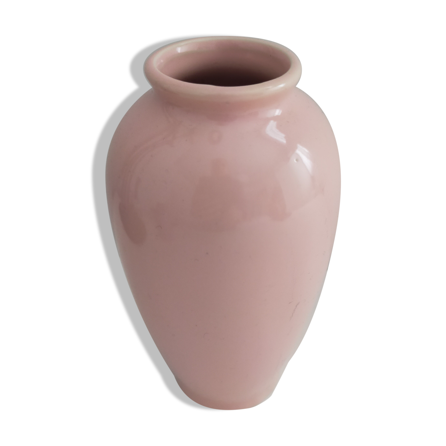 Small pastel pink vase