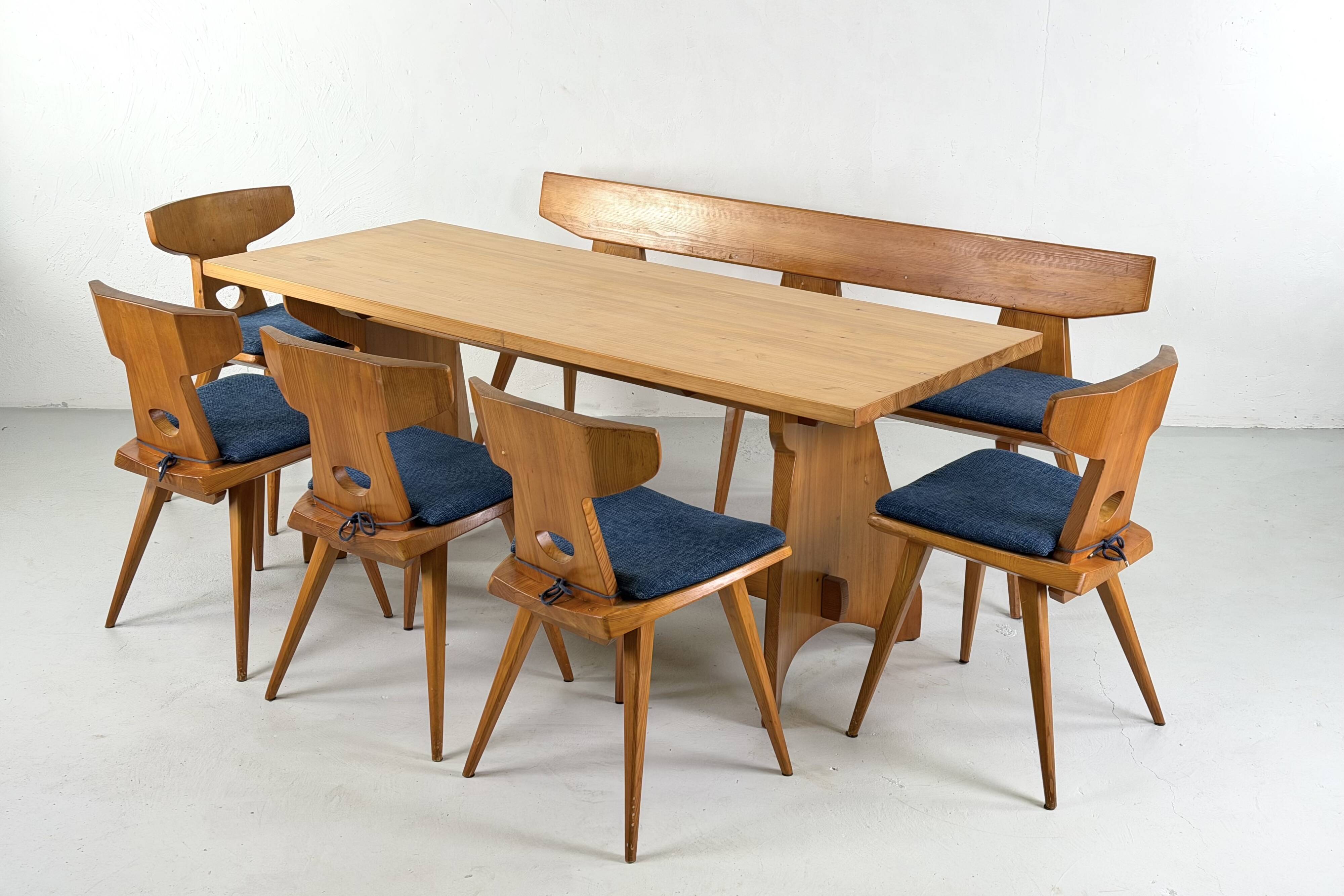dining room set by Jacob Kielland Brandt for I. Christiansen - 1960s