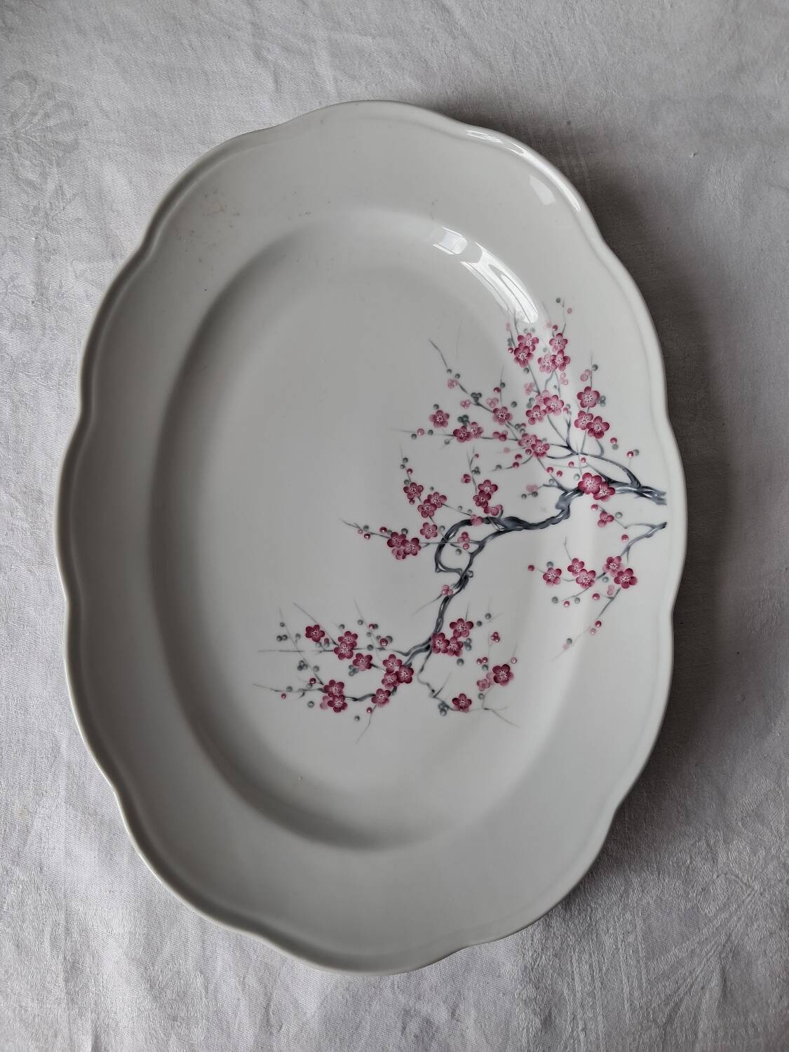 Porcelain dish. Creation A.Deshoulières