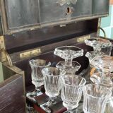 Napoleon III liquor cellar Baccarat glassware