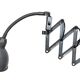 Grey Industrial Scissor Wall Lamp from Elektroinstala, 1960s