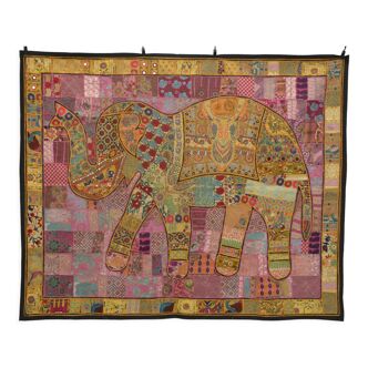 Vintage elephant tapestry