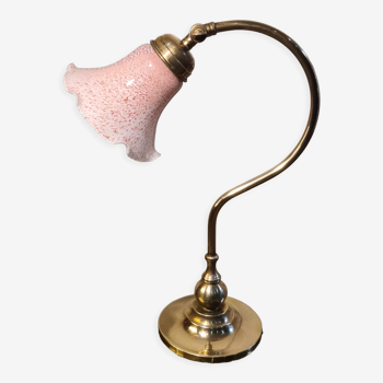 Art deco style brass lamp
