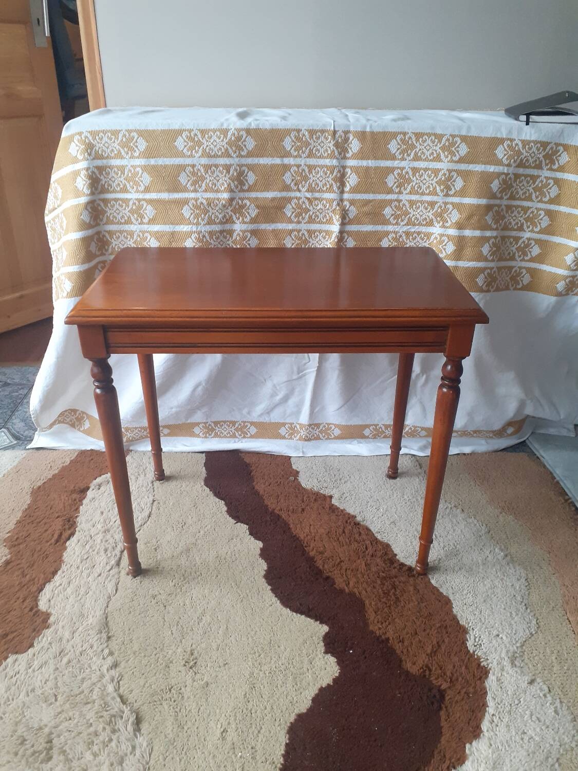 Wooden side table, 1970s