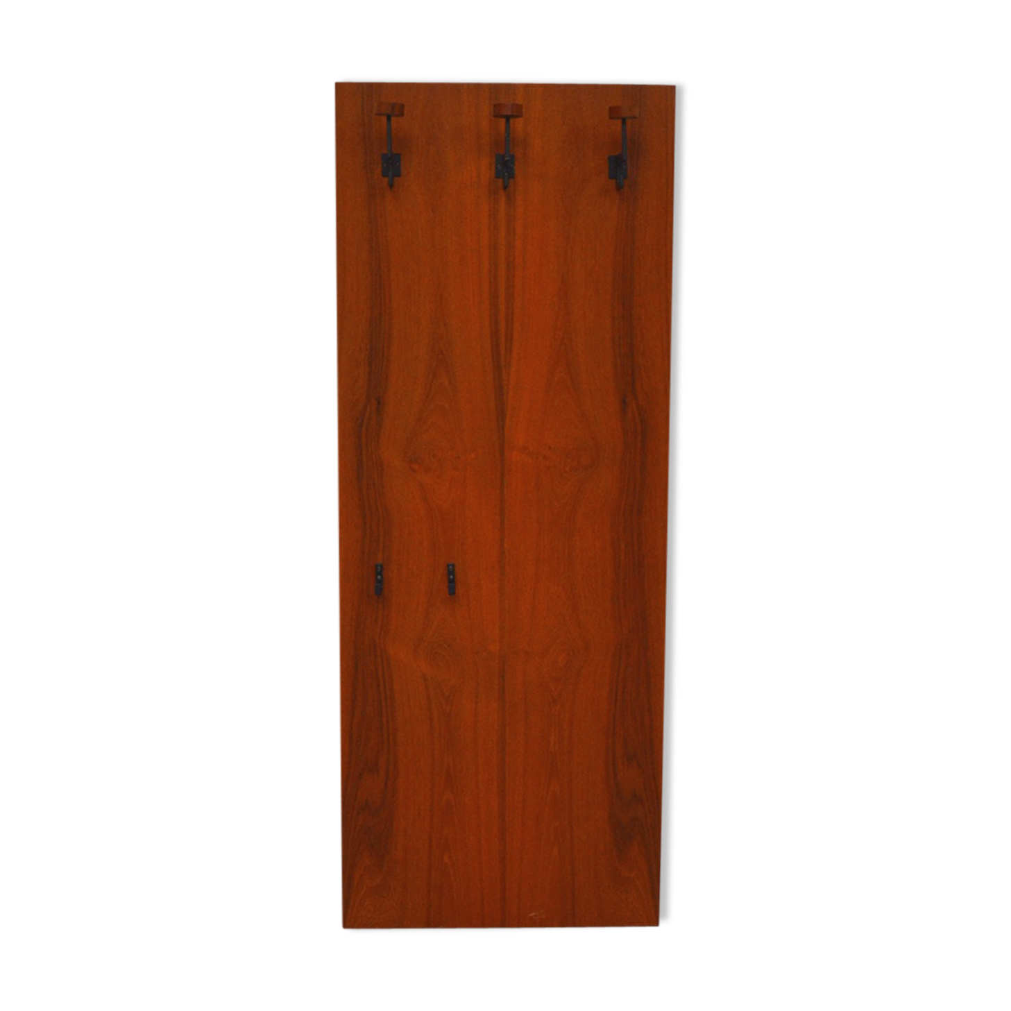 Coat hangers Scandinavian teak, 1960