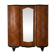 Antique Art Deco wardrobe in wood and marquetry