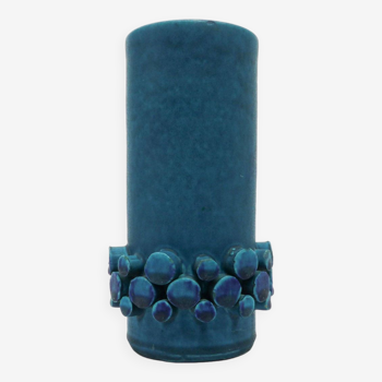 Vase Ceralux bleu Hans Welling - Ceramano 1960