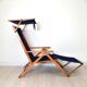 Vintage rehabilitable beach bed, Fratelli Reguitti production