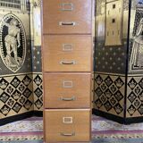 Cabinet binder in oak veneer 1960