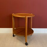 Danish midcentury foldable service trolley 60s