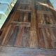 Large solid wood dining table