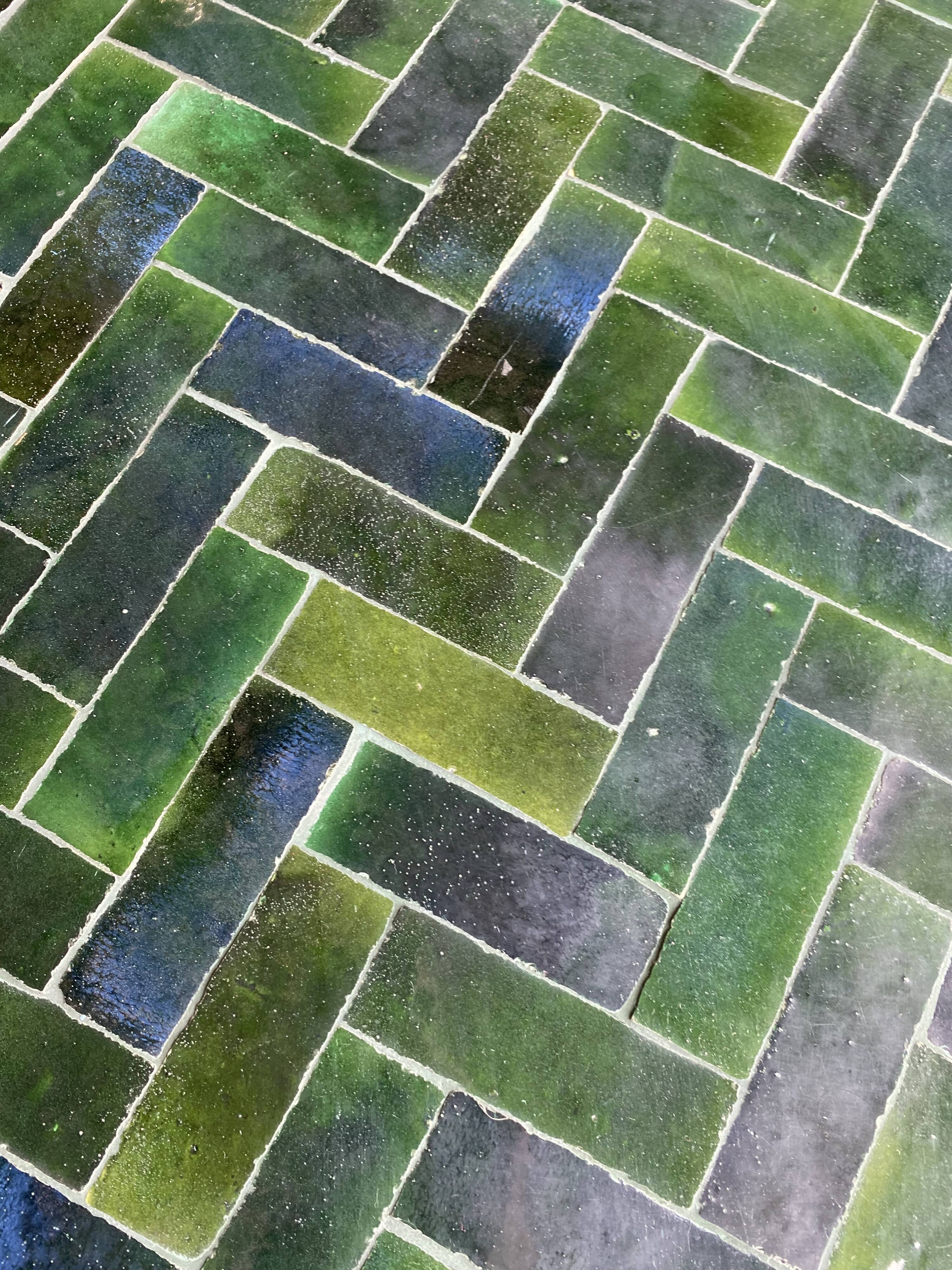 100x100x33 cm artisan zellige table