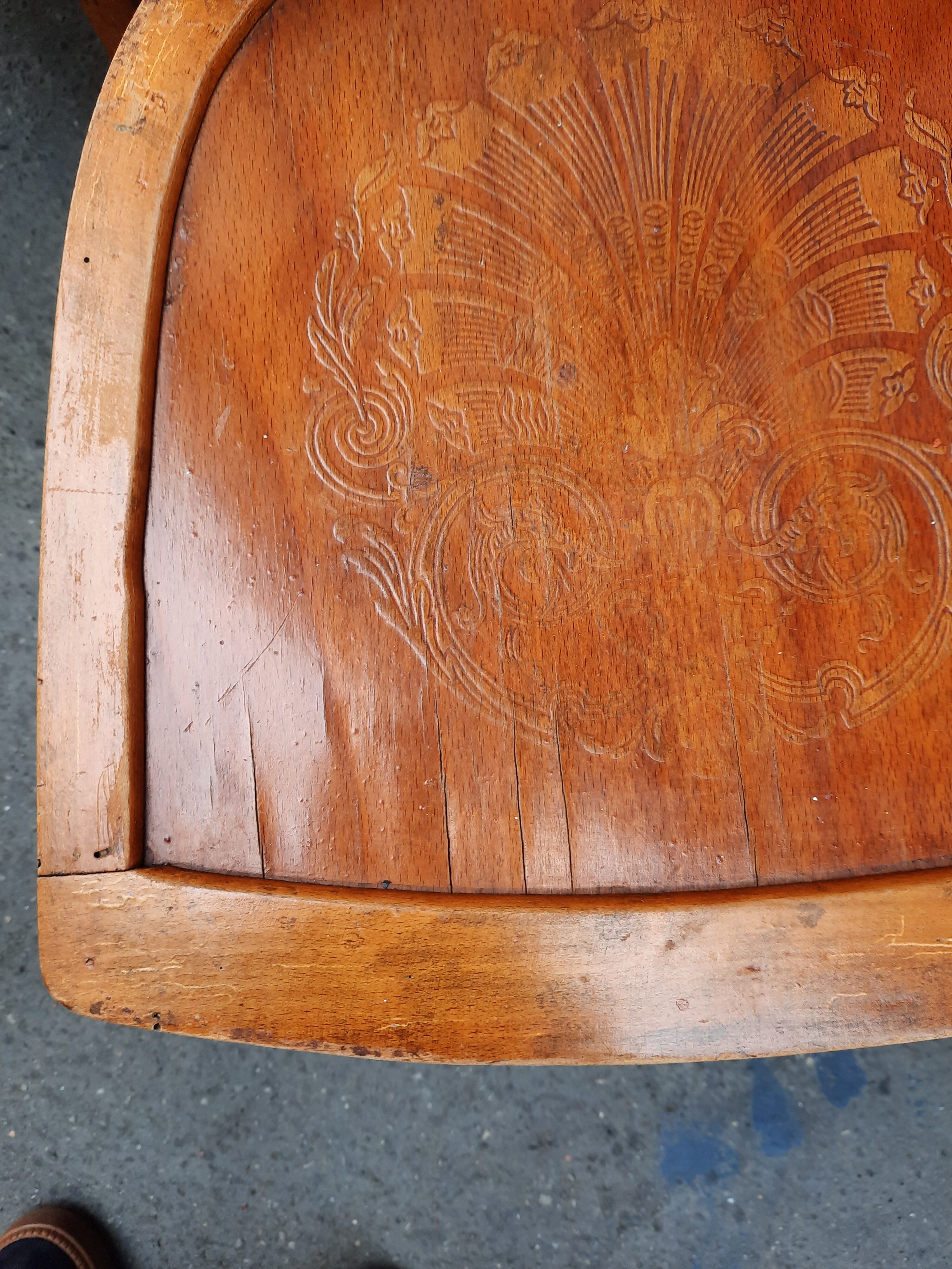 Pair of vintage bistro chairs