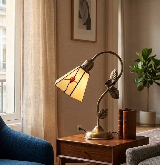 Liberty Tiffany style Art Nouveau lamp