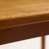 Teak and oak dining table by Jpoul m. Volther for Fdb