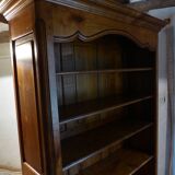 Solid cherry bookcase