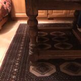 Round oak table