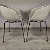 Paire de fauteuils sintesi orbite large
