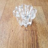 Bougeoir en verre épais photophore