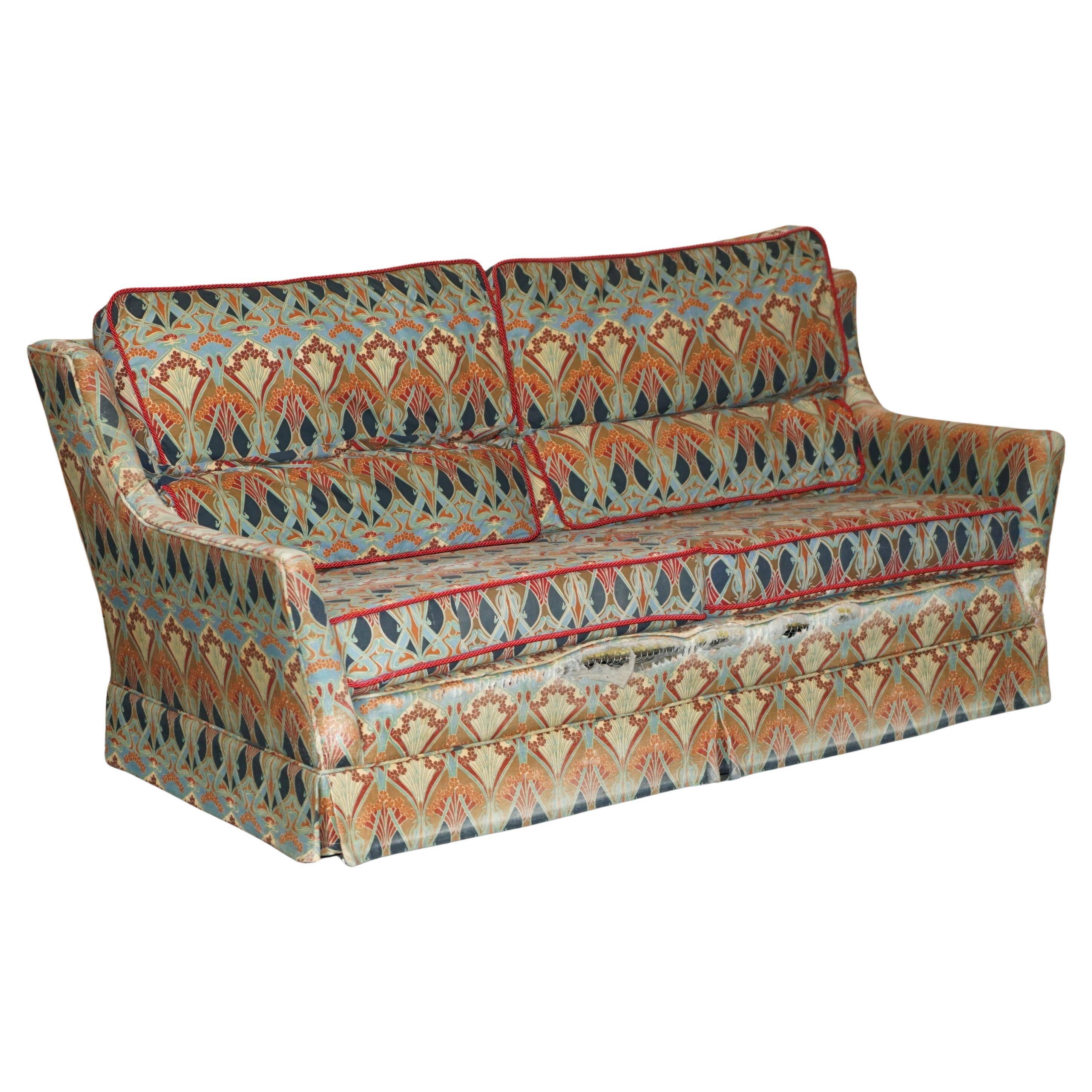 Vintage Liberty's of London Ianthe Canapé Worn Condition